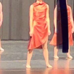 Weissman Orange and Cream Dance Costume